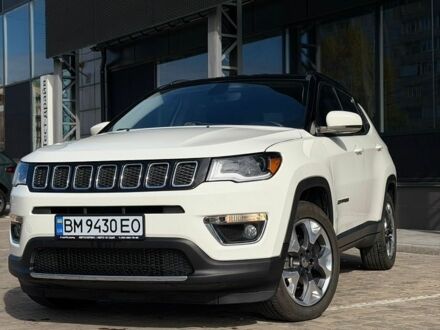 Білий Джип Compass, об'ємом двигуна 2.4 л та пробігом 83 тис. км за 14100 $, фото 1 на Automoto.ua