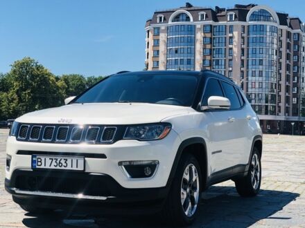 Белый Джип Компас, объемом двигателя 2.4 л и пробегом 56 тыс. км за 17891 $, фото 1 на Automoto.ua