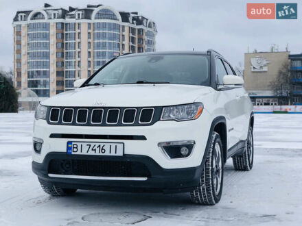 Белый Джип Компас, объемом двигателя 2.36 л и пробегом 64 тыс. км за 18500 $, фото 1 на Automoto.ua