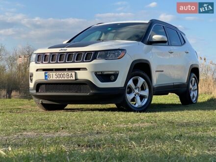 Белый Джип Компас, объемом двигателя 2.4 л и пробегом 147 тыс. км за 14400 $, фото 1 на Automoto.ua