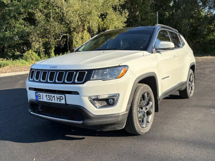 Джип Compass 2020 у Пирятине на Automoto.ua Білий Джип Compass, об'ємом двигуна 2.4 л та пробігом 22 тис. км за 17200 $, фото 1 на Automoto.ua