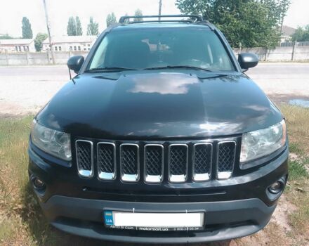 Черный Джип Компас, объемом двигателя 2 л и пробегом 210 тыс. км за 9000 $, фото 1 на Automoto.ua