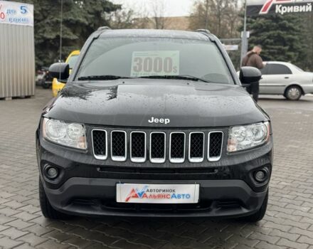Черный Джип Компас, объемом двигателя 2 л и пробегом 152 тыс. км за 9900 $, фото 1 на Automoto.ua