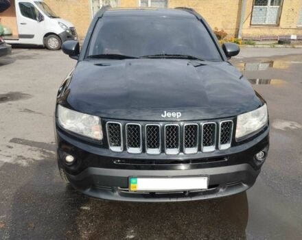 Черный Джип Компас, объемом двигателя 2.4 л и пробегом 130 тыс. км за 7800 $, фото 1 на Automoto.ua