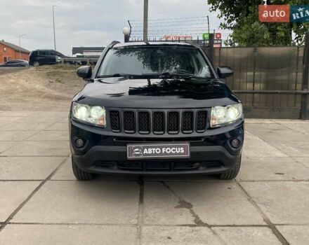 Чорний Джип Compass, об'ємом двигуна 2 л та пробігом 133 тис. км за 10290 $, фото 1 на Automoto.ua