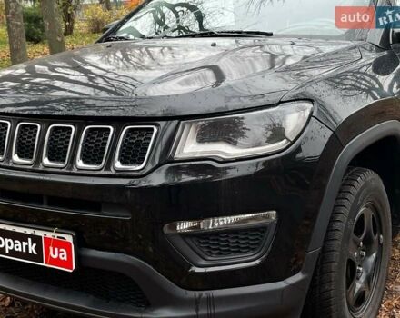 Черный Джип Компас, объемом двигателя 2.4 л и пробегом 93 тыс. км за 13990 $, фото 3 на Automoto.ua