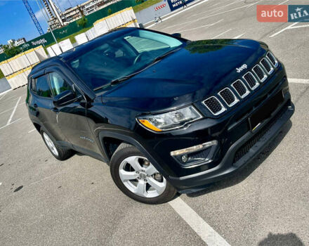 Черный Джип Компас, объемом двигателя 2.4 л и пробегом 48 тыс. км за 15550 $, фото 1 на Automoto.ua