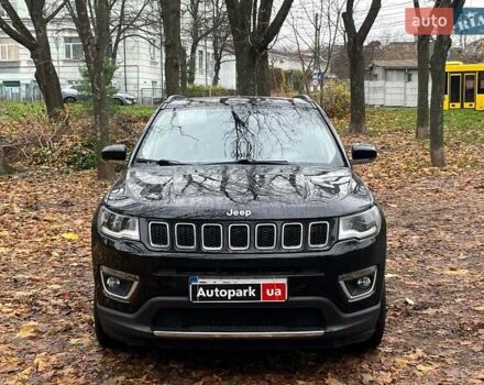 Черный Джип Компас, объемом двигателя 2.4 л и пробегом 74 тыс. км за 17340 $, фото 1 на Automoto.ua