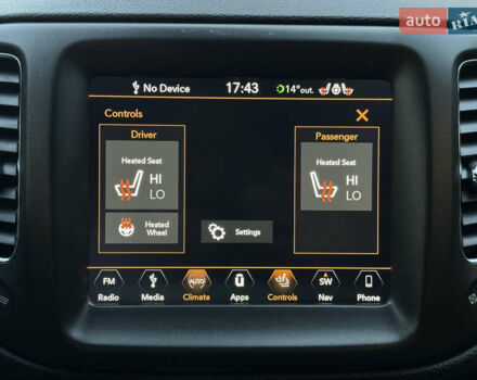 Джип Compass 2019 у Луцьку на Automoto.ua Чорний Джип Compass, об'ємом двигуна 2 л та пробігом 231 тис. км за 18999 $, фото 14 на Automoto.ua