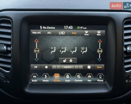 Джип Compass 2019 у Луцьку на Automoto.ua Чорний Джип Compass, об'ємом двигуна 2 л та пробігом 231 тис. км за 18999 $, фото 15 на Automoto.ua