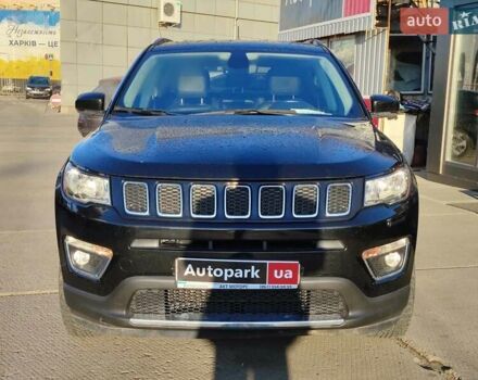 Черный Джип Компас, объемом двигателя 2.4 л и пробегом 52 тыс. км за 17240 $, фото 1 на Automoto.ua