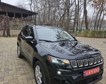 Черный Джип Компас, объемом двигателя 2.36 л и пробегом 45 тыс. км за 17999 $, фото 2 на Automoto.ua