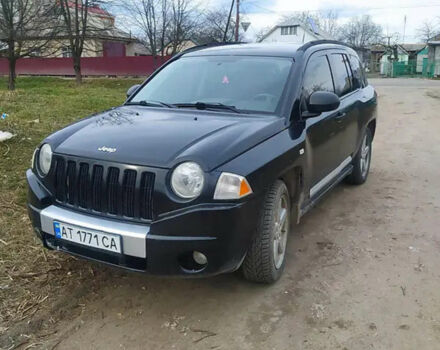 Черный Джип Компас, объемом двигателя 2.36 л и пробегом 210 тыс. км за 6500 $, фото 1 на Automoto.ua