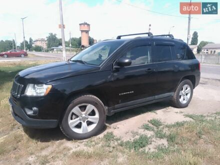 Чорний Джип Compass, об'ємом двигуна 2 л та пробігом 210 тис. км за 8800 $, фото 1 на Automoto.ua