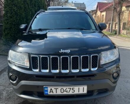 Черный Джип Компас, объемом двигателя 2.4 л и пробегом 239 тыс. км за 9500 $, фото 1 на Automoto.ua