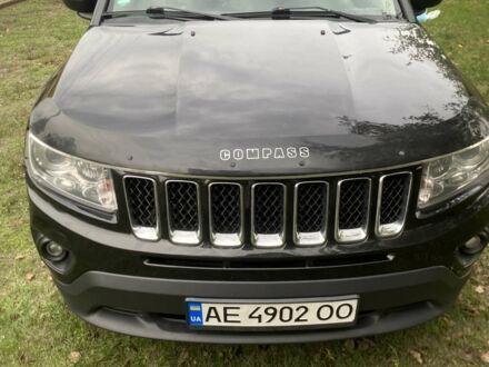 Чорний Джип Compass, об'ємом двигуна 2.2 л та пробігом 214 тис. км за 9500 $, фото 1 на Automoto.ua
