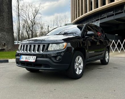 Черный Джип Компас, объемом двигателя 2.4 л и пробегом 212 тыс. км за 8499 $, фото 1 на Automoto.ua