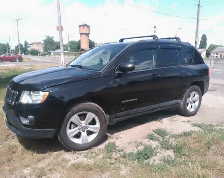 Черный Джип Компас, объемом двигателя 2 л и пробегом 210 тыс. км за 9000 $, фото 1 на Automoto.ua