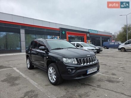 Черный Джип Компас, объемом двигателя 2.2 л и пробегом 155 тыс. км за 12500 $, фото 1 на Automoto.ua