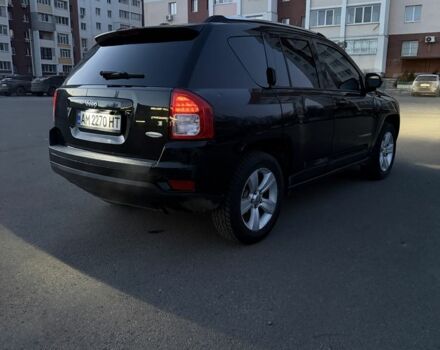 Черный Джип Компас, объемом двигателя 2.4 л и пробегом 190 тыс. км за 8450 $, фото 1 на Automoto.ua