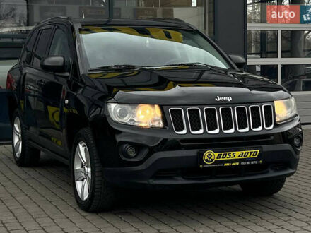 Черный Джип Компас, объемом двигателя 2.14 л и пробегом 185 тыс. км за 10900 $, фото 1 на Automoto.ua