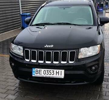 Черный Джип Компас, объемом двигателя 2.36 л и пробегом 192 тыс. км за 8900 $, фото 1 на Automoto.ua