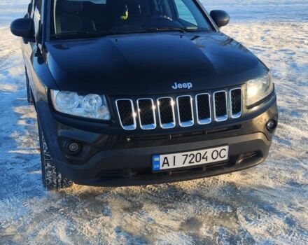 Черный Джип Компас, объемом двигателя 2.4 л и пробегом 200 тыс. км за 8000 $, фото 1 на Automoto.ua