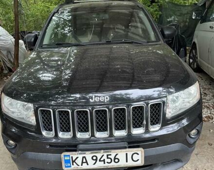 Черный Джип Компас, объемом двигателя 2.36 л и пробегом 155 тыс. км за 10500 $, фото 1 на Automoto.ua