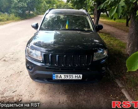 Черный Джип Компас, объемом двигателя 2.4 л и пробегом 169 тыс. км за 9600 $, фото 1 на Automoto.ua