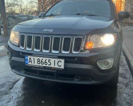 Черный Джип Компас, объемом двигателя 2.4 л и пробегом 115 тыс. км за 8200 $, фото 1 на Automoto.ua