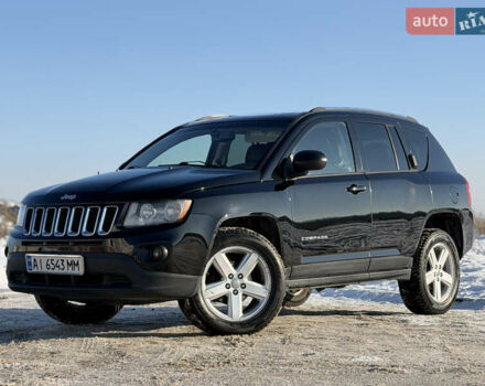 Черный Джип Компас, объемом двигателя 2.4 л и пробегом 290 тыс. км за 7999 $, фото 1 на Automoto.ua