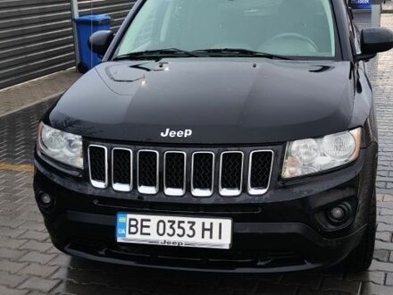 Черный Джип Компас, объемом двигателя 2.4 л и пробегом 192 тыс. км за 8900 $, фото 1 на Automoto.ua