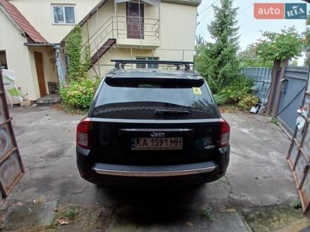 Черный Джип Компас, объемом двигателя 2 л и пробегом 136 тыс. км за 7900 $, фото 1 на Automoto.ua
