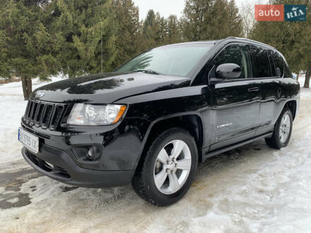 Черный Джип Компас, объемом двигателя 2.36 л и пробегом 163 тыс. км за 9400 $, фото 1 на Automoto.ua