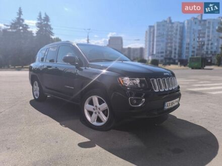 Чорний Джип Compass, об'ємом двигуна 2 л та пробігом 170 тис. км за 8600 $, фото 1 на Automoto.ua