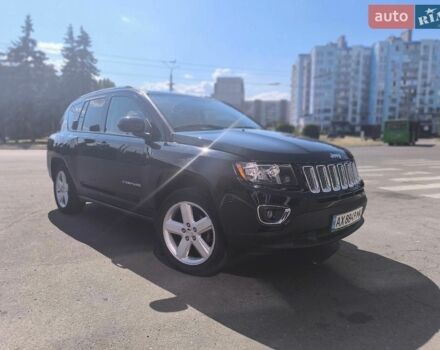 Черный Джип Компас, объемом двигателя 2 л и пробегом 170 тыс. км за 8600 $, фото 1 на Automoto.ua