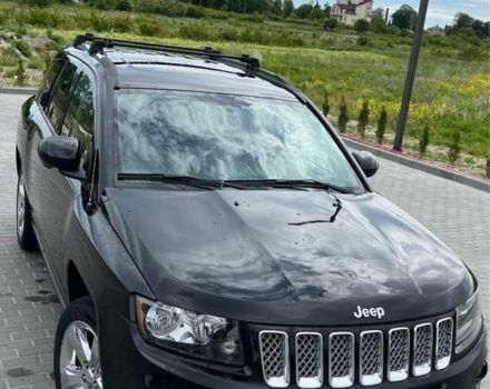 Черный Джип Компас, объемом двигателя 2.4 л и пробегом 158 тыс. км за 8900 $, фото 1 на Automoto.ua