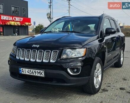 Черный Джип Компас, объемом двигателя 2 л и пробегом 169 тыс. км за 8900 $, фото 1 на Automoto.ua