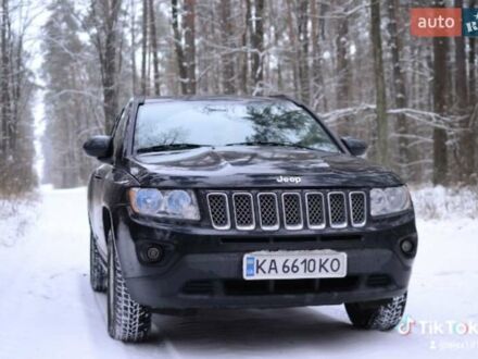 Черный Джип Компас, объемом двигателя 2.36 л и пробегом 159 тыс. км за 9200 $, фото 1 на Automoto.ua
