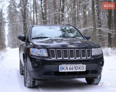 Черный Джип Компас, объемом двигателя 2.36 л и пробегом 159 тыс. км за 9200 $, фото 1 на Automoto.ua