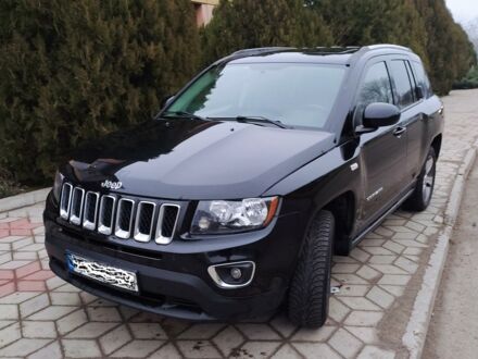 Черный Джип Компас, объемом двигателя 2 л и пробегом 125 тыс. км за 13700 $, фото 1 на Automoto.ua