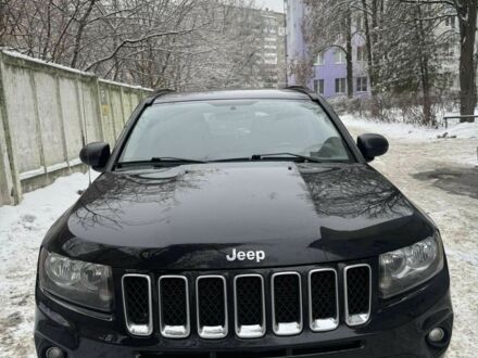 Черный Джип Компас, объемом двигателя 2.4 л и пробегом 210 тыс. км за 11200 $, фото 1 на Automoto.ua