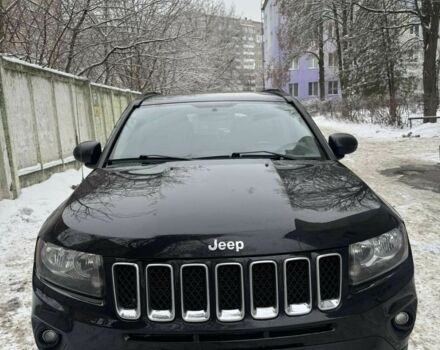 Черный Джип Компас, объемом двигателя 2.4 л и пробегом 210 тыс. км за 11200 $, фото 1 на Automoto.ua