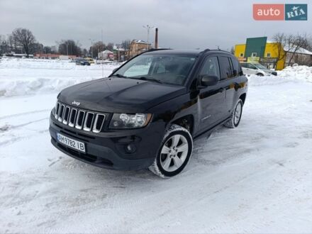 Черный Джип Компас, объемом двигателя 2.36 л и пробегом 121 тыс. км за 8100 $, фото 1 на Automoto.ua