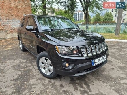 Черный Джип Компас, объемом двигателя 2 л и пробегом 184 тыс. км за 7900 $, фото 1 на Automoto.ua