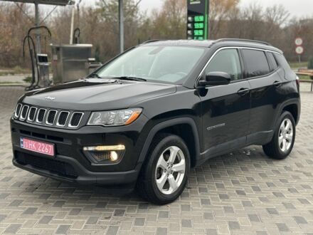 Черный Джип Компас, объемом двигателя 2.4 л и пробегом 193 тыс. км за 13800 $, фото 1 на Automoto.ua