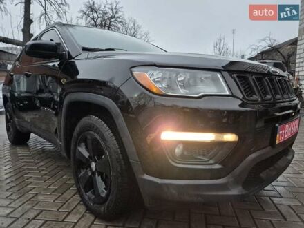 Черный Джип Компас, объемом двигателя 2.4 л и пробегом 164 тыс. км за 13700 $, фото 1 на Automoto.ua