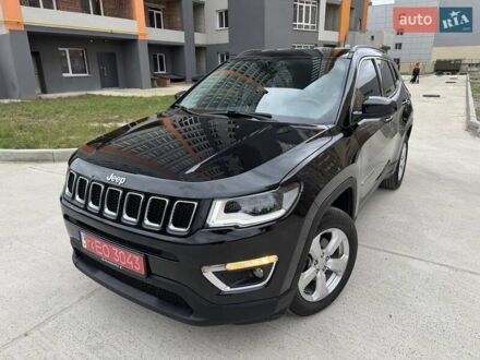 Черный Джип Компас, объемом двигателя 2.4 л и пробегом 91 тыс. км за 15200 $, фото 1 на Automoto.ua