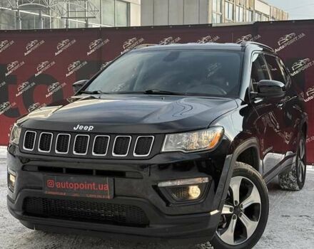 Черный Джип Компас, объемом двигателя 2.4 л и пробегом 77 тыс. км за 16200 $, фото 1 на Automoto.ua