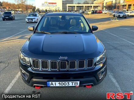 Черный Джип Компас, объемом двигателя 2.4 л и пробегом 103 тыс. км за 17500 $, фото 1 на Automoto.ua